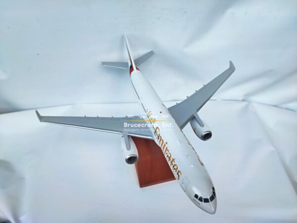 Model of Airbus A330-200 Emirates Airlines with detailed craftsmanship.